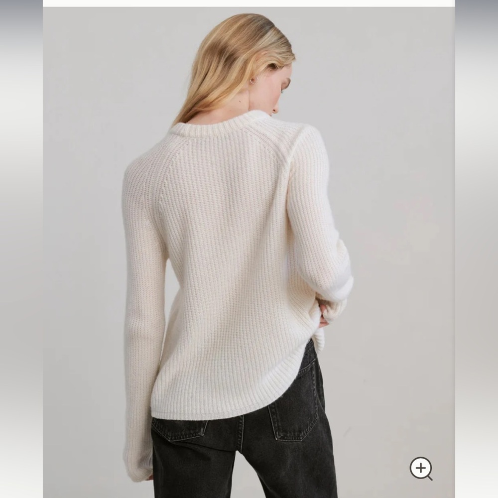 Jenni Kayne cashmere fisherman sweater - Picture 2 of 10